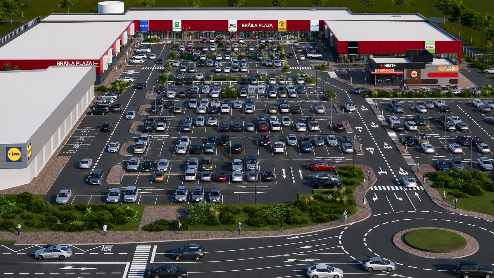 NestPlus signs a €10 million financing with Exim Banca Românească for Brăila Plaza, the city's first street mall — 1